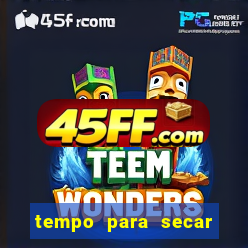 tempo para secar cola de cano